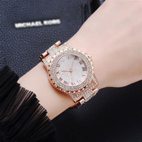 automatic watch michael kors|michael kors iced out watch.